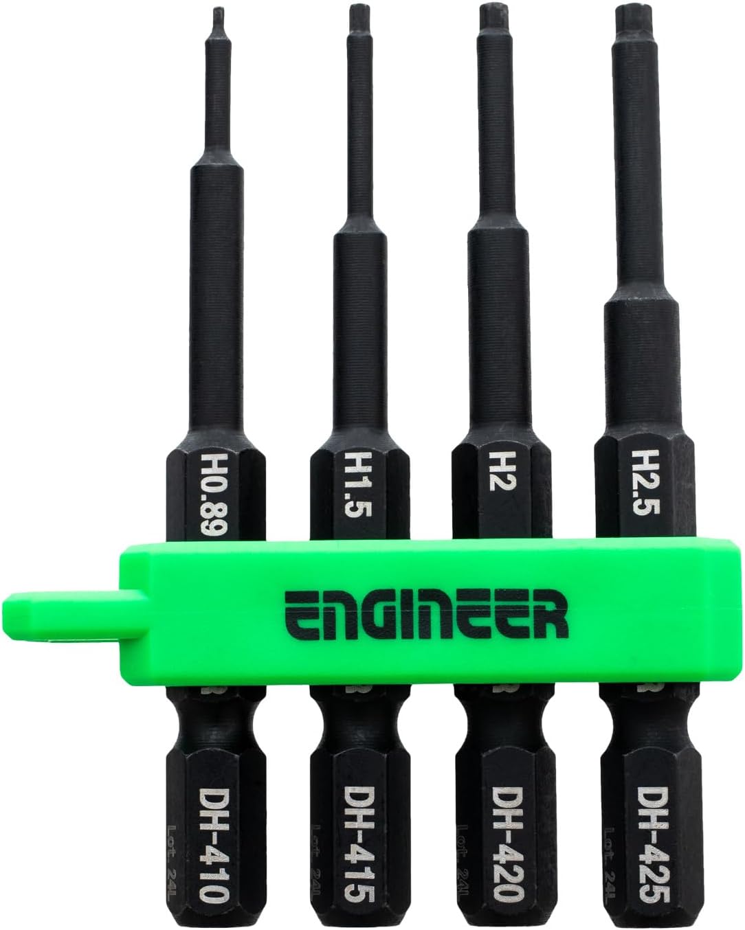 Rakuten - エンジニア ヘックスミドルセット 六角対辺0.89、1.5、2、2.5mm DH-402
