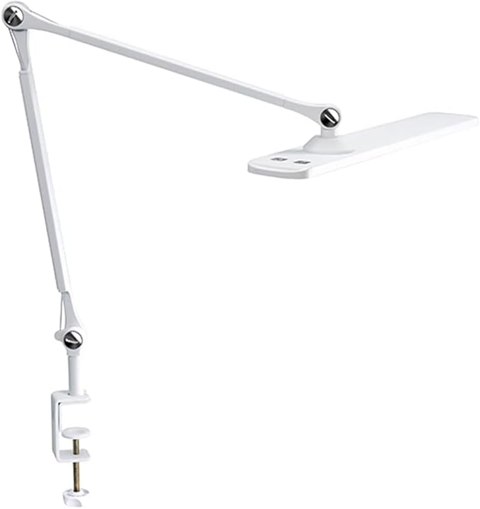 乐天商城 - LEDデスクライト ルミサス R190 【明るさ 1800ルーメン】 ホワイト DK-R190WH