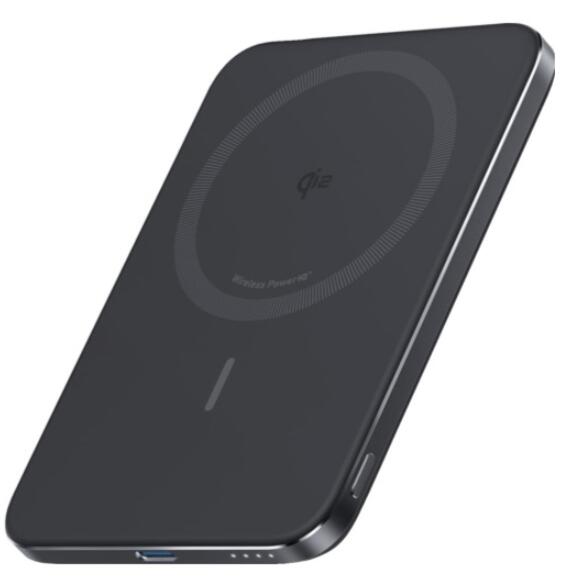Anker　モバイルバッテリー　Nano　Power　Bank　（5000mAh，　MagGo，　Slim）　アンカー　ブラック