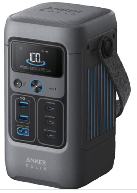 商品情報■商品名・型番Anker Solix C200 DC Portable Power Station(型番:A17275Z1)。Anker Solixシリーズ最小・最軽量モデル(1.9kg)です。USB出力専用モデルのため、ACコンセントポートは搭載していません。■主な仕様・バッテリー種類:リン酸鉄リチウムイオン電池・容量:192Wh・合計最大出力:200W・本体サイズ:幅100mm×奥行110mm×高さ185mm・質量:1.9kg・色:ダークグレー・USB-C1:最大15W・USB-C2:最大100W・USB-C3:最大140W・USB-A×2:各最大12W・シガーソケット出力:1ポート・スマートフォン(18W)充電:約9回■充電方法と充電時間・USB-C入力(18W以上の充電器が別途必要):最短約1.7時間・ソーラーパネル(最大100W):約2.2時間・シガーソケット:約2.2時間100%満充電での保管が可能です。3ヶ月に一度、100%まで充電して保管してください。■こんな方にノートPC・スマホ・カメラ・ドローンなど複数機器を屋外や旅行先で充電したい方向け。軽量コンパクトなDC出力専用電源をお探しの方に適しています。■ご注文前のご確認・本製品にACポートはありません。コンセント給電が必要な機器には使用できません。・USB-C充電器(18W出力以上)は付属していません。別途ご用意ください。・ご使用前にWi-Fi接続+アプリでファームウェアのアップデートを行ってください。・残量1%以下での長期保管は避けてください。■付属品140W USB-Cケーブル、ストラップ、クイックスタートガイド、安全マニュアル■保証18ヶ月保証。Anker会員登録で最大36ヶ月に延長できます。
