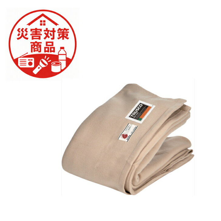 乐天商城 - TRUSCO　災害備蓄用　難燃フリース毛布　コンパクト　1400×2000mm