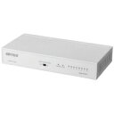 BUFFALO スイッチングハブ 8ポート LSW6-GT-8NS/WH