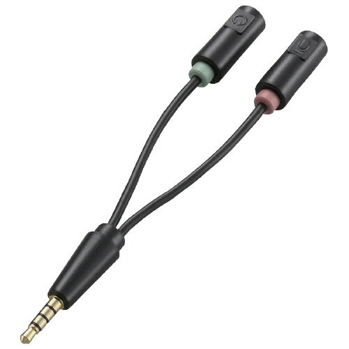エレコム 3.5mm4極ミニ-ステレオミニ AV-35AD02BK