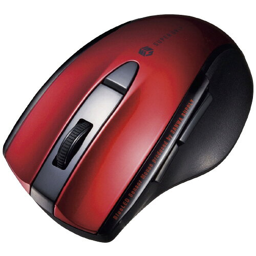 サンワサプライ 静音Bluetooth　BLマウス　MA-BTBL167R　赤