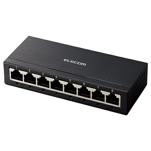 エレコム スイッチングハブ EHC-G08MA-B エレコム スイッチングハブ EHC-G08MA-B