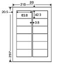 はくり紙がリサイクル可能でリサイクル性が向上。●面数：12面●片数：6000●総厚[μm]：126●ラベル厚：70μm●坪量：118g/●白色度：（ハンター）80%●適応機種：富士通OASYSシリーズ・CASIOカシオワードシリーズ●インク種類：染料●紙質：上質紙●材質：上質紙●注意事項：1箱（500シート）は100シート×5に分包されています。●入数：500枚