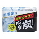 ゼリー状の炭が小さくなるので、交換時期がはっきりわかります！小さくなったらお取り替え。●外形寸法（幅）[mm]：120●外形寸法（奥）[mm]：30●外形寸法（高）[mm]：83●容量[g]：70●成分：活性炭、備長炭、発酵アルコール（酒清）●使用期間：約5〜6ヵ月（冷凍庫のタイプにより異なります）●規格：冷凍庫用