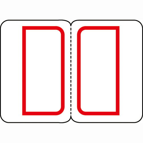 ノートやファイルの見出しに便利なインデックス。●サイズ：小●ラベル入数[片]：352●枠色：赤(R)●ラベル寸法（縦）[mm]：18●ラベル寸法（横）[mm]：25●シート数：22シート●材質：上質紙●入数：22枚