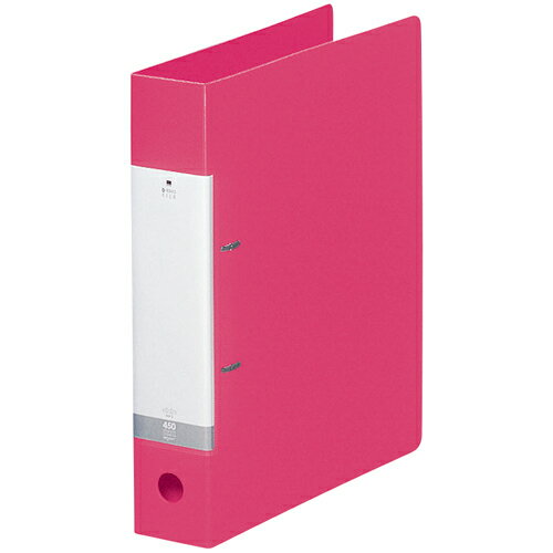 LIHIT　LAB． D型リングファイル　G2240-3　A4S　56mm　赤