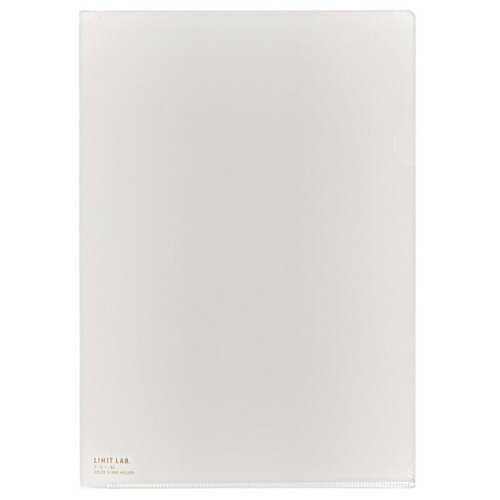 LIHIT　LAB． クリヤーホルダー　F-78B-1　B4　乳白　5枚(3)