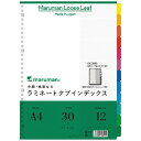 マルマン ラミネートタブインデックス LT4012 A4