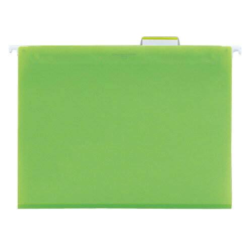 LIHIT　LAB． ハンキングフォルダー　G1641-6　A4　黄緑