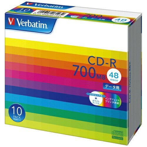 Verbatim CD-R <700MB> SR80SP10V1 10枚 Verbatim CD-R <700MB> SR80SP10V1 10枚