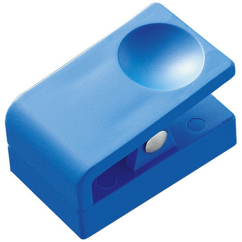 スマートバリュー マグネットクリッププラタイプ青 B511J-B