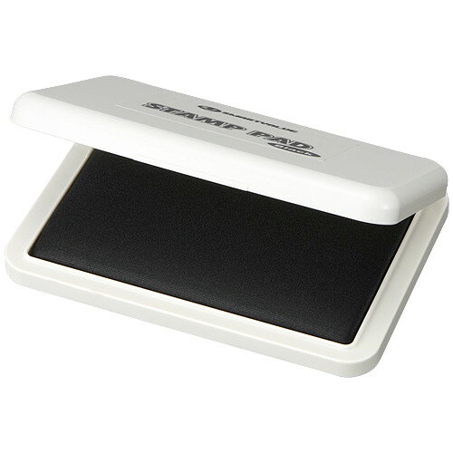 スマートバリュー 速乾スタンプ台中型　黒12個　B503J-BK12