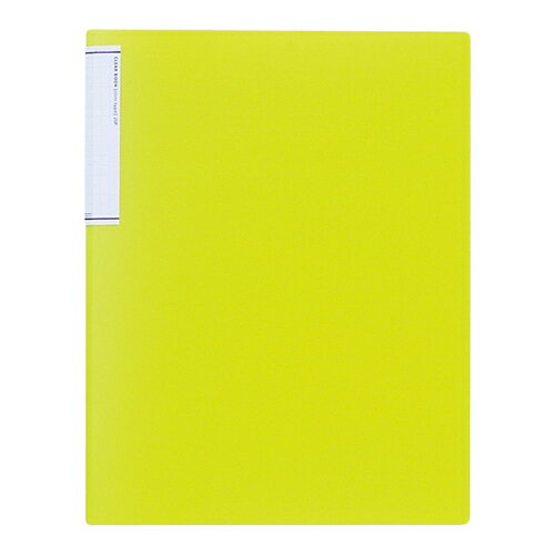 LIHIT　LAB． クリヤーブック　N－7110－6　黄緑　10冊