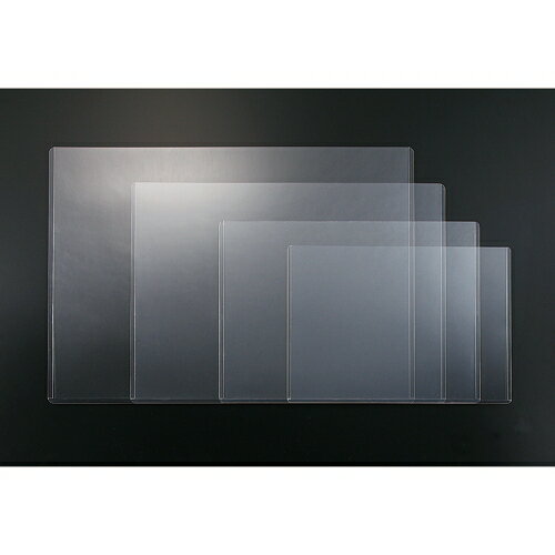 スマートバリュー 再生カードケース硬質透明枠A3　D160JA320