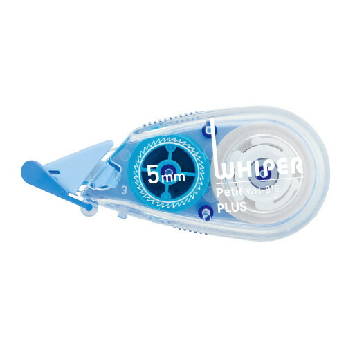 プラス 修正テープ　ホワイパープチ3個　5mmブルー