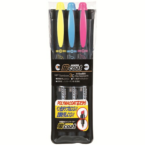 トンボ鉛筆 蛍コート WA-TC3C 3色セット