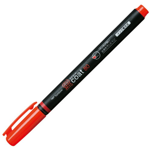 トンボ鉛筆 蛍コート80　WA－SC94　赤