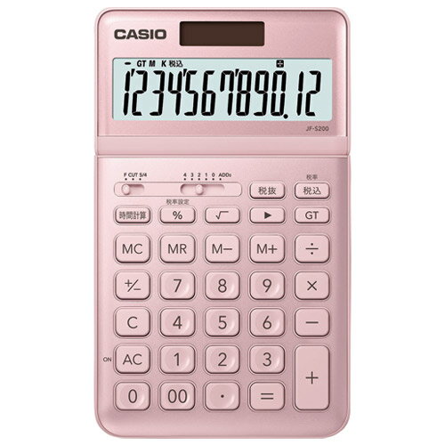 カシオ計算機 デザイン電卓 ピンク JF-S200-PK-N カシオ計算機 デザイン電卓 ピンク JF-S200-PK-N
