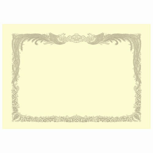 スマートバリュー OA賞状用紙クリーム縦書用A4　100枚N149J-10