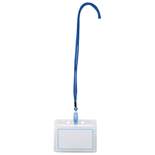 西敬 マイティループ　名札S　MLC-132B　青　10本