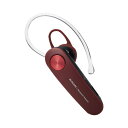 エレコム Bluetoothヘッドセット レッド LBT‐HS11RD