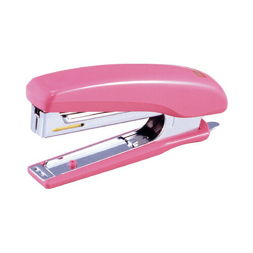 マックス　ホッチキス　ピンク　とじ枚数20枚　HD‐10Dピンク