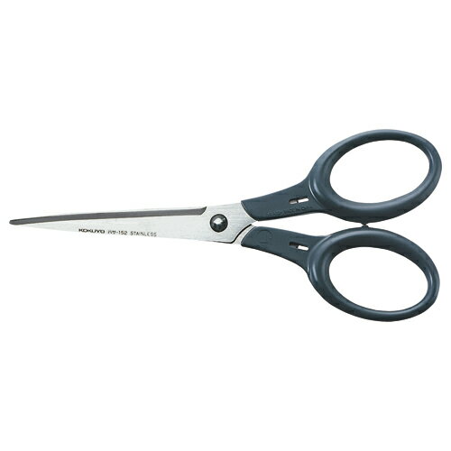 コクヨ KOKUYO ハサミ「テピタ」 リングサイズ：大（内径38mm） 黒 ハサ-152D グリーン購入法適応