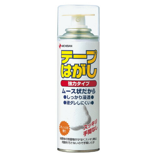 ●容量／220ml●付属品／プラスチック製ヘラ付き●種別／強力タイプ●オレンジの香り付●ムースタイプで超強力！●テープやのり残りを強力除去※皮革塗装面、プラスチック面には使用しないでください。メーカーの都合によりパッケージ及び内容量などが予告なく変更される場合があります