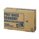 オルディ ポリバッグエコノミー BOX 透明 45L 200枚 PBE‐N45‐200(3)