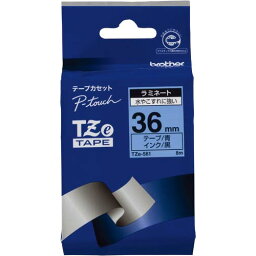 ブラザー ピータッチ用TZeテープカセット 青に黒文字36ミリ幅 TZE－561 ★10個パック