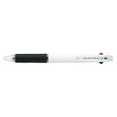 三菱鉛筆 ジェットストリーム3色ボールペン極細白 0．5mm インク色：黒・赤・青 SXE340005－1