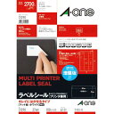 エーワン プリンタ兼用ラベルシール キレイにはがせるタイプ 27面 100枚 31290