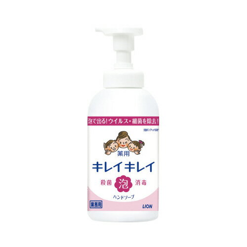 ライオン キレイキレイ薬用泡ハンドソープ シトラスフルーティー 本体 550ml 245162 ライオン キレイキレイ薬用泡ハンドソープ シトラスフルーティー 本体 550ml 245162