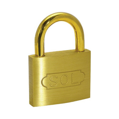 SOL HARD シリンダー南京錠 W38．5×D13．2×H59．9mm 050408