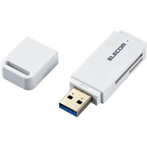 エレコム USB3．0対応メモリカードリーダー SD＋microSD スティックタイプ MR3－D011WH ★10個パック