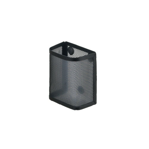 リヒトラブ マグネットポケットペンスタンド黒 材質：スチール 磁石：耐荷重300g A7390－24