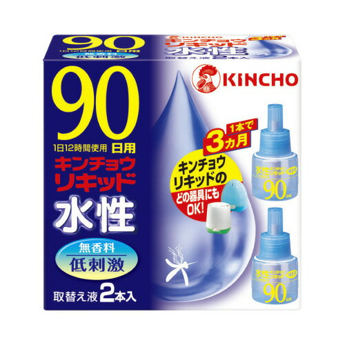 金鳥　水性キンチョウリキッド取替液　45ml　約90日用　2個パック　230996
