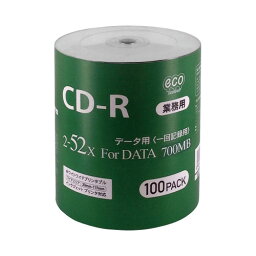 磁気研究所 CD－Rデータ用 100枚入り IJP対応 CR80GP100－BULK