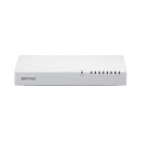 BUFFALO 10/100MbpsスイッチングHub 8ポート プラスチック 電源内蔵 LSW4‐TX‐8NP/WH(2)