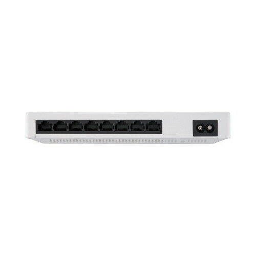 BUFFALO　10／100MbpsスイッチングHub　8ポート　プラスチック　電源内蔵　LSW4‐TX‐8NP／WH