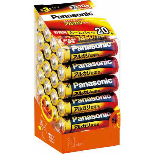 Panasonic アルカリ乾電池 単3形 20本入 LR6XJ/20SH Panasonic アルカリ乾電池 単3形 20本入 LR6XJ/20SH