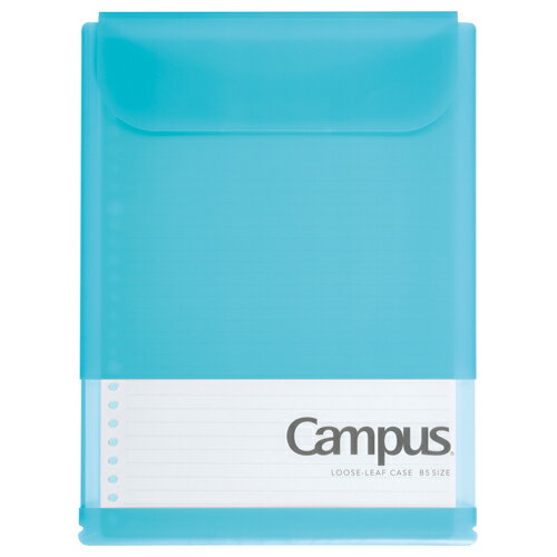 ☆ネコポス可☆　コクヨ 仕分けができるルーズリーフケース B罫 B5 26穴 リーズリーフ30枚付き ノ‐CP836BT‐LB