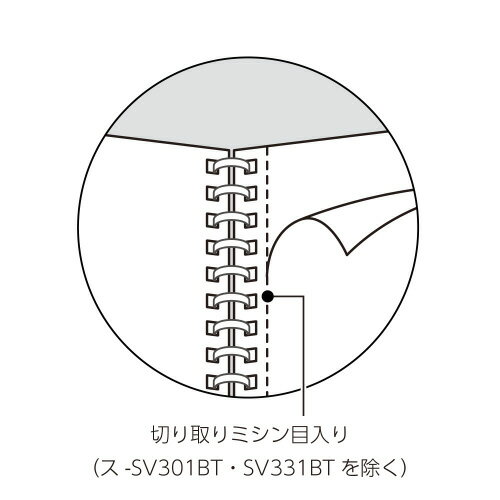 コクヨ ソフトリングノート ドット入り罫線 A6 80枚 ダークグレー ス－SV358BT－DM 2