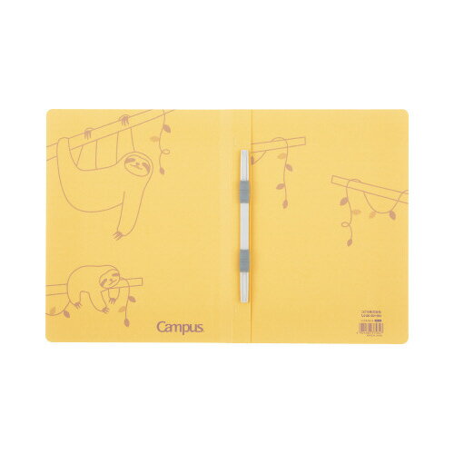 コクヨ　キャンパスフラットファイル　アニマル柄　A4縦　ナマケモノ　フ‐CA10‐3