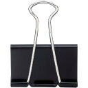 カウネット ダブルクリップ オープンボックスタイプ ブラック超特大サイズ 1箱(10個入) 4263-8377(3)
