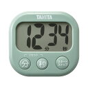 タニタ 抗菌でか見えタイマー セージグリーン TD429GR
