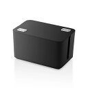 エレコム ケーブルボックス 収納 4個口 小サイズ 黒 EKC-BOX002BK